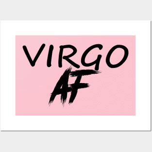 VIRGO AF BLACK Posters and Art